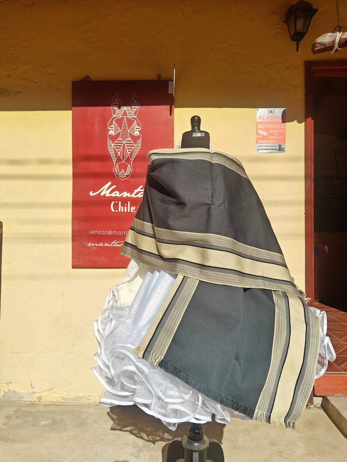Ruana de hilo sedificado — imagen 2
