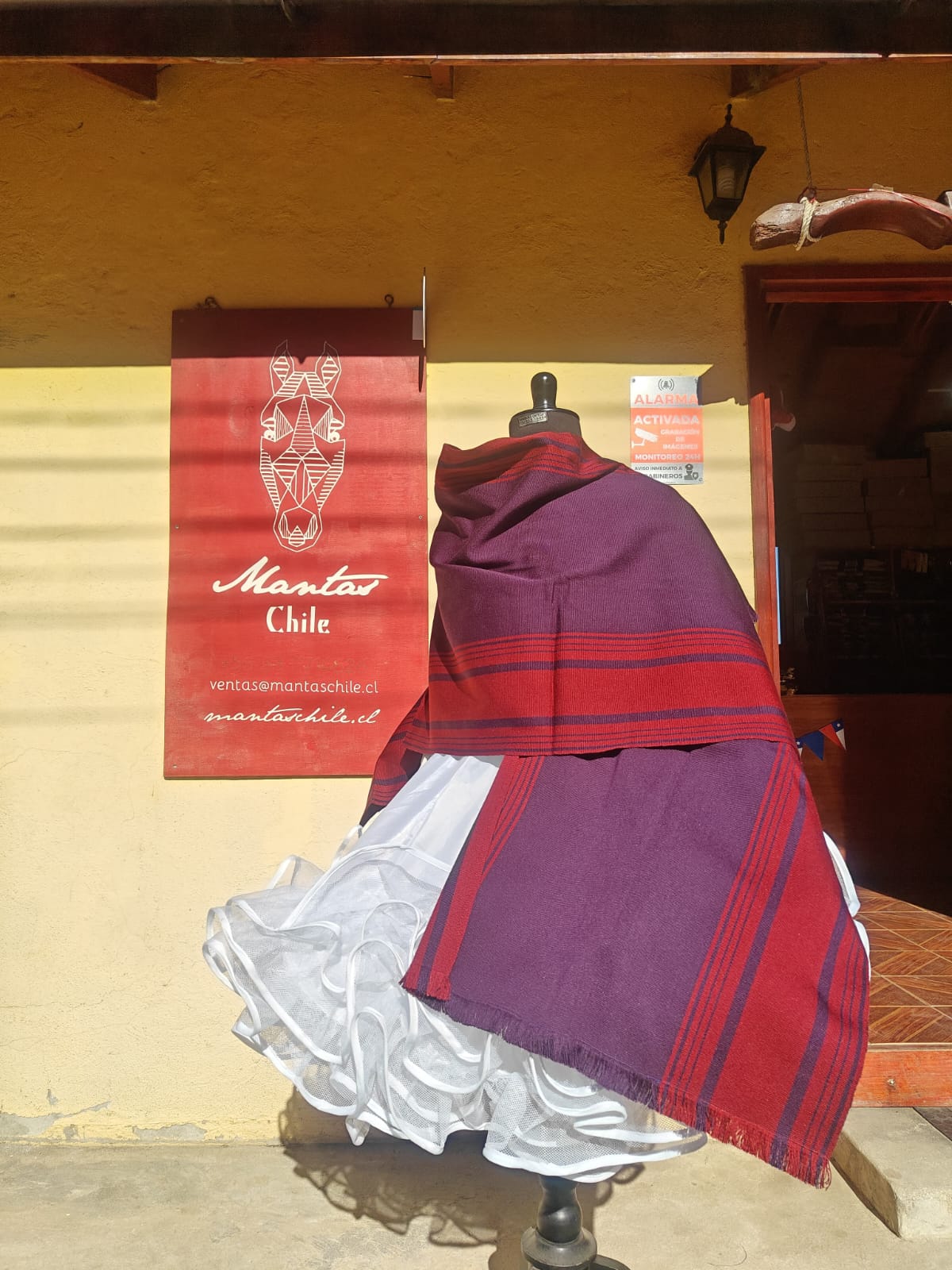 Ruana de hilo sedificado — imagen 3