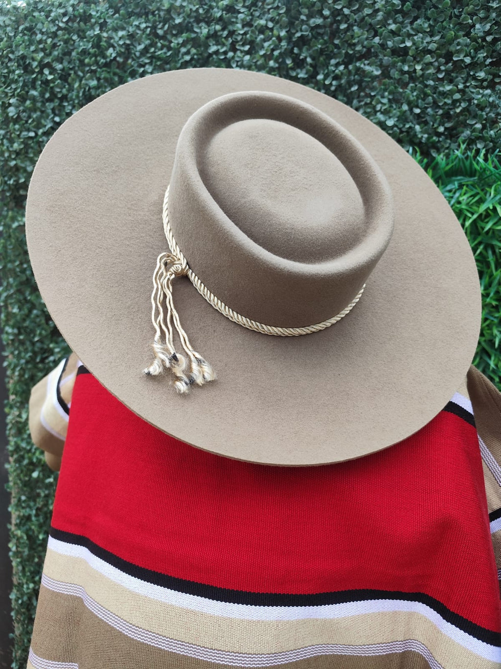 Sombrero de aleta larga color cáscara más tabla — imagen 1