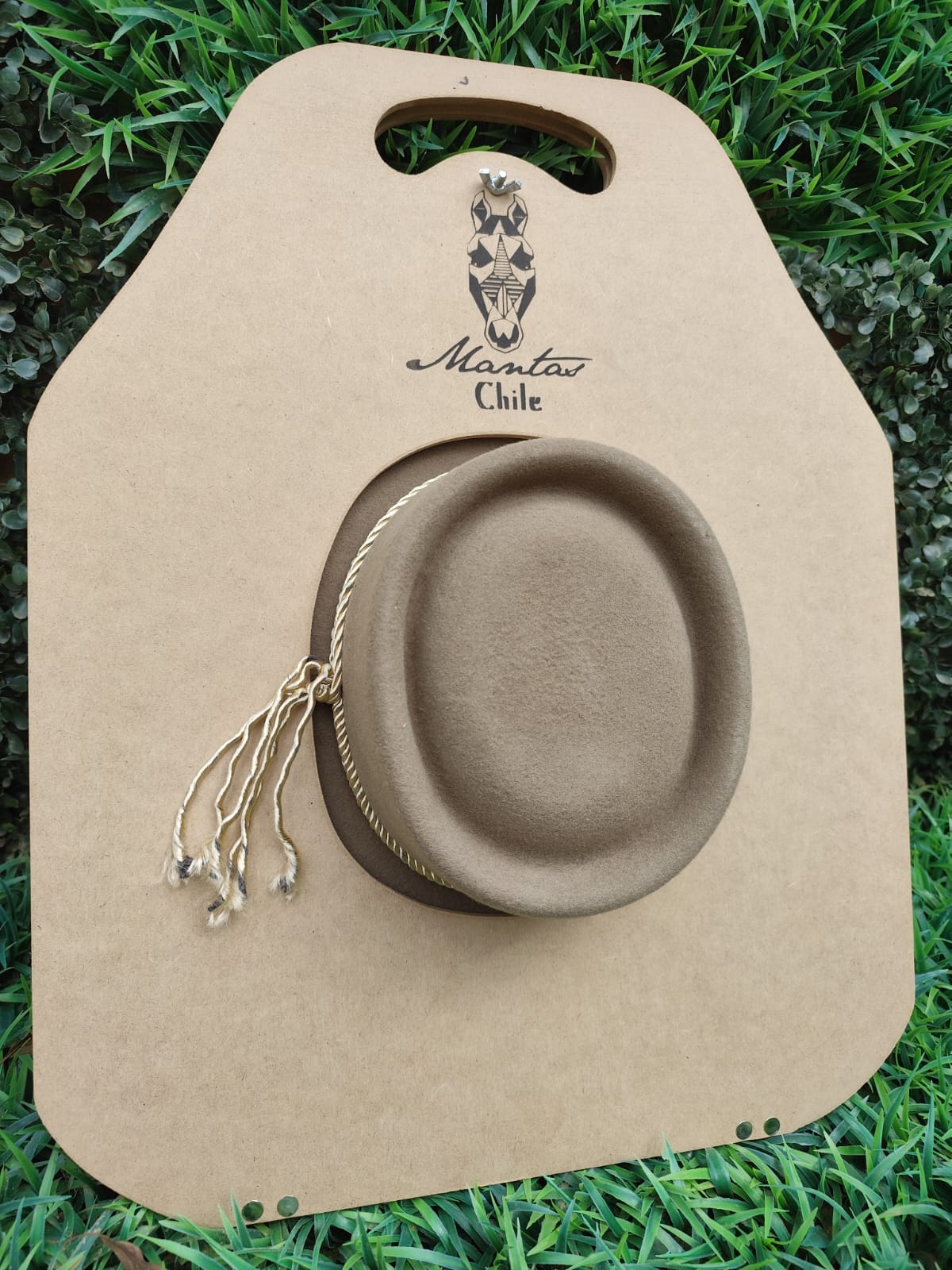 Sombrero de aleta larga negro más tabala — imagen 4